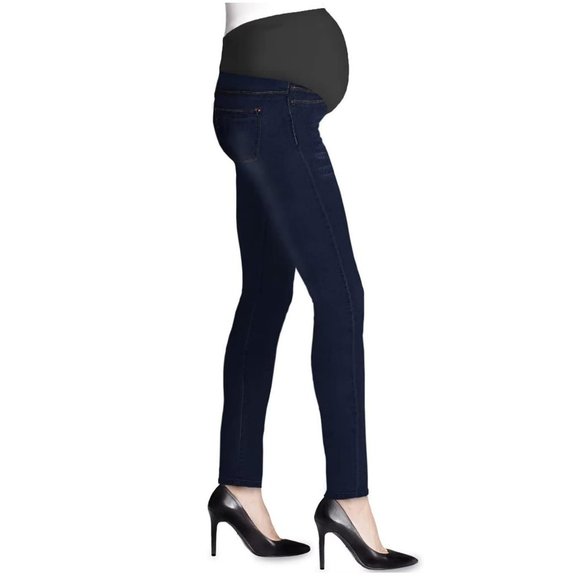 Hybrid & Company Skinny Stretch Maternity Jeans L *NWT* - Picture 2 of 5